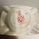 Rosalie Empire England Porcelain Miniature Ashtray Vintage Decorative Collectible