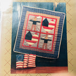 Patriotic, Set Of 4, Vintage Quilt Pattern, See Descriptions For Details*