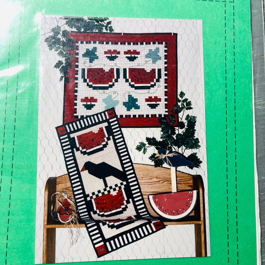 Sew Cherished, Country Melon, Vintage 1993, Quilt Pattern