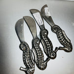 Nice Seahorse Cheese Spreaders Set Of 4 Vintage Collectible Serving Wear