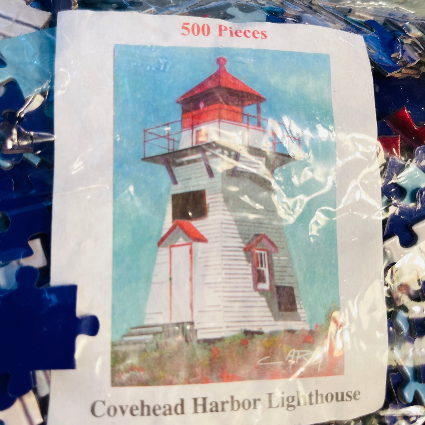 Lighthouse puzzles, choice of 4, 500 piece, nautical theme puzzles depicting lighthouses, see variations*