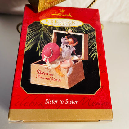 Hallmark, Sister To Sister, Dated 1997, Keepsake Ornament