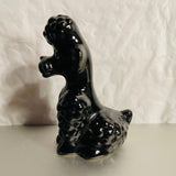 Goebel, Miniature Black Poodle, KT161, W Germany, Vintage, Porcelain, Collectible Figurine, 3 By 1.5 By 1.5 Inches