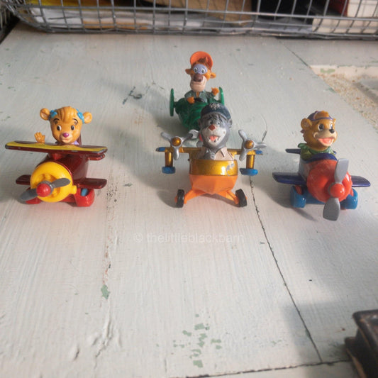 Disney Talespin Baloo Bear and Friends collection of 4 In Die Cast Airplanes