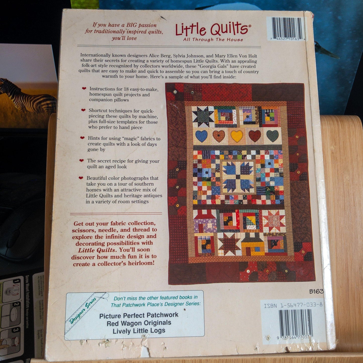 The Patchwork Place, Little Quilts, All Through The House, Softcover Book*