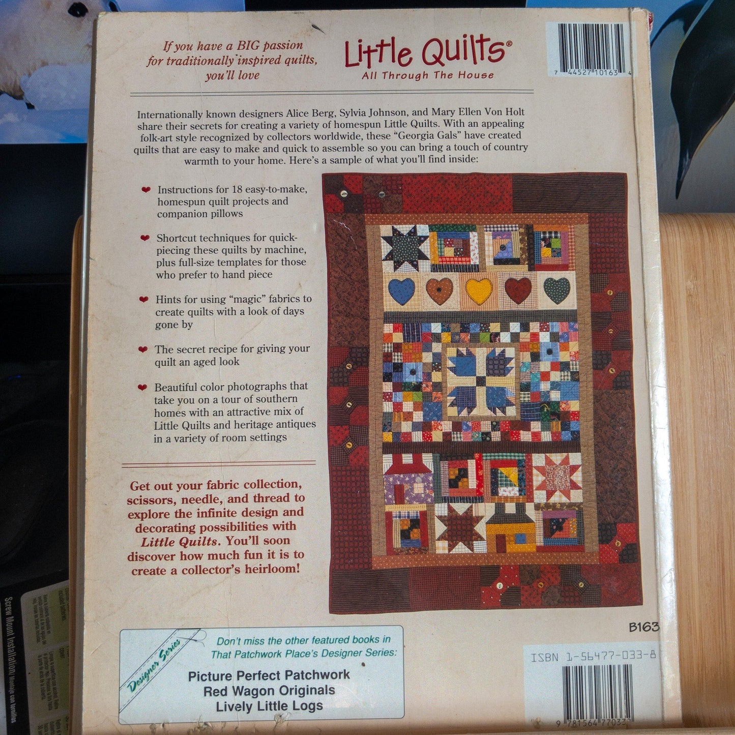 The Patchwork Place, Little Quilts, All Through The House, Softcover Book*