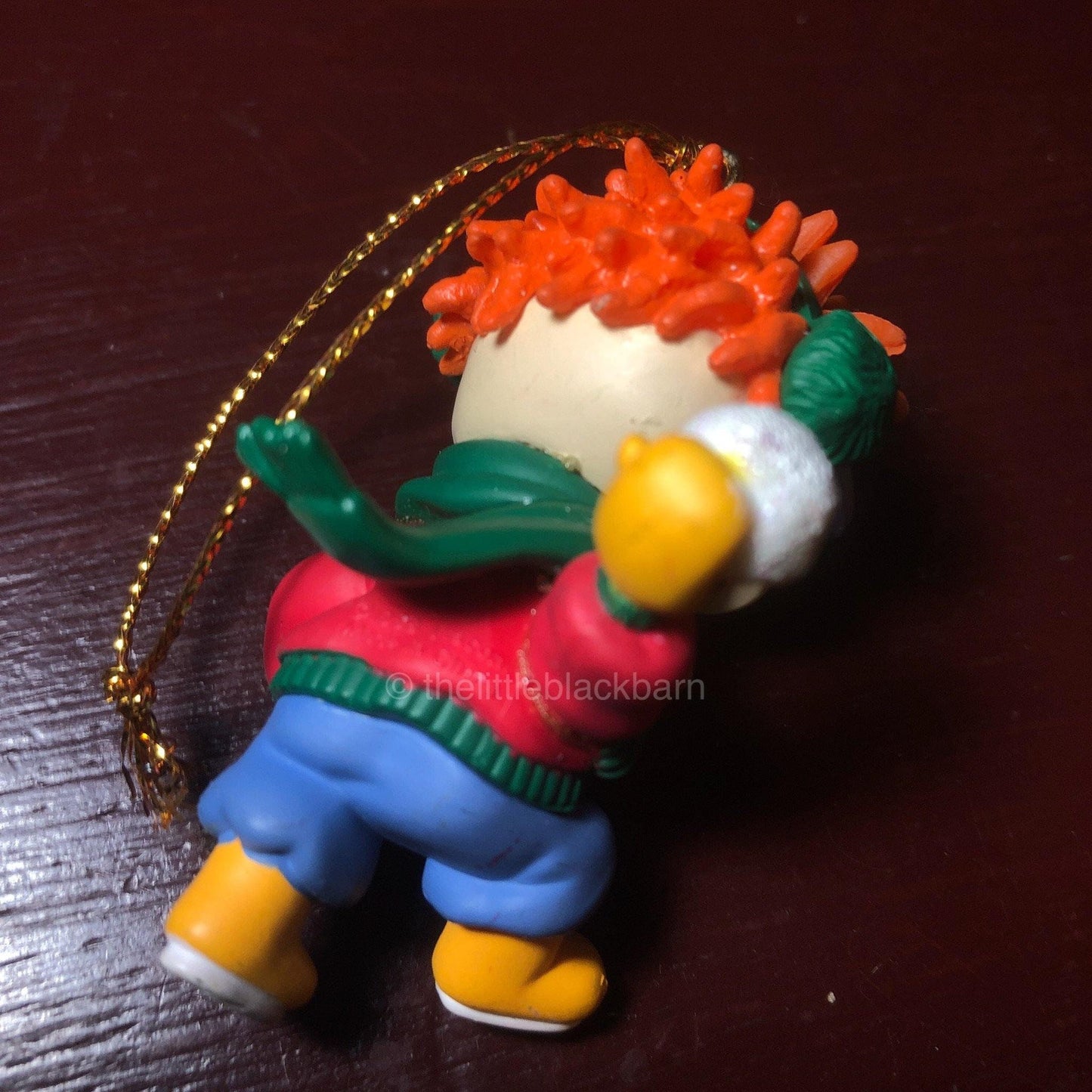 Rugrats Chuckie, in Earmuffs and Scarf, Throwing Snowballs, Viacom, Vintage 1998*