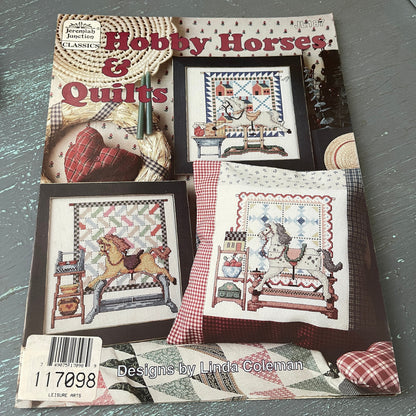 Jeremiah Junction, Hobby Horses & Quilts, JL187, Vintage 1992, Counted Cross Stitch Chart