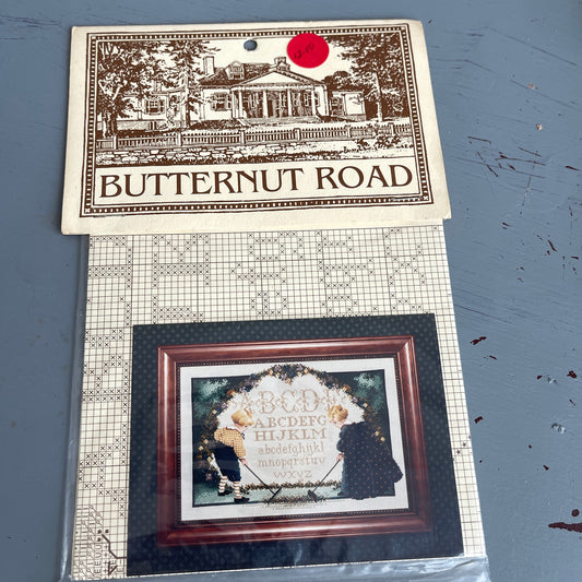 Butternut Road, Childrens Garden, Maryrilym Levitt-Imblum, Vintage 1992, Counted Cross Stitch Chart*