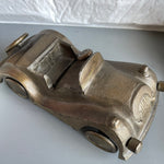 Cast Metal, Antique Roadster Car Reproduction, with Working Wheels, Vintage Transportation Collectible Figurine*
