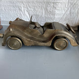 Cast Metal, Antique Roadster Car Reproduction, with Working Wheels, Vintage Transportation Collectible Figurine*
