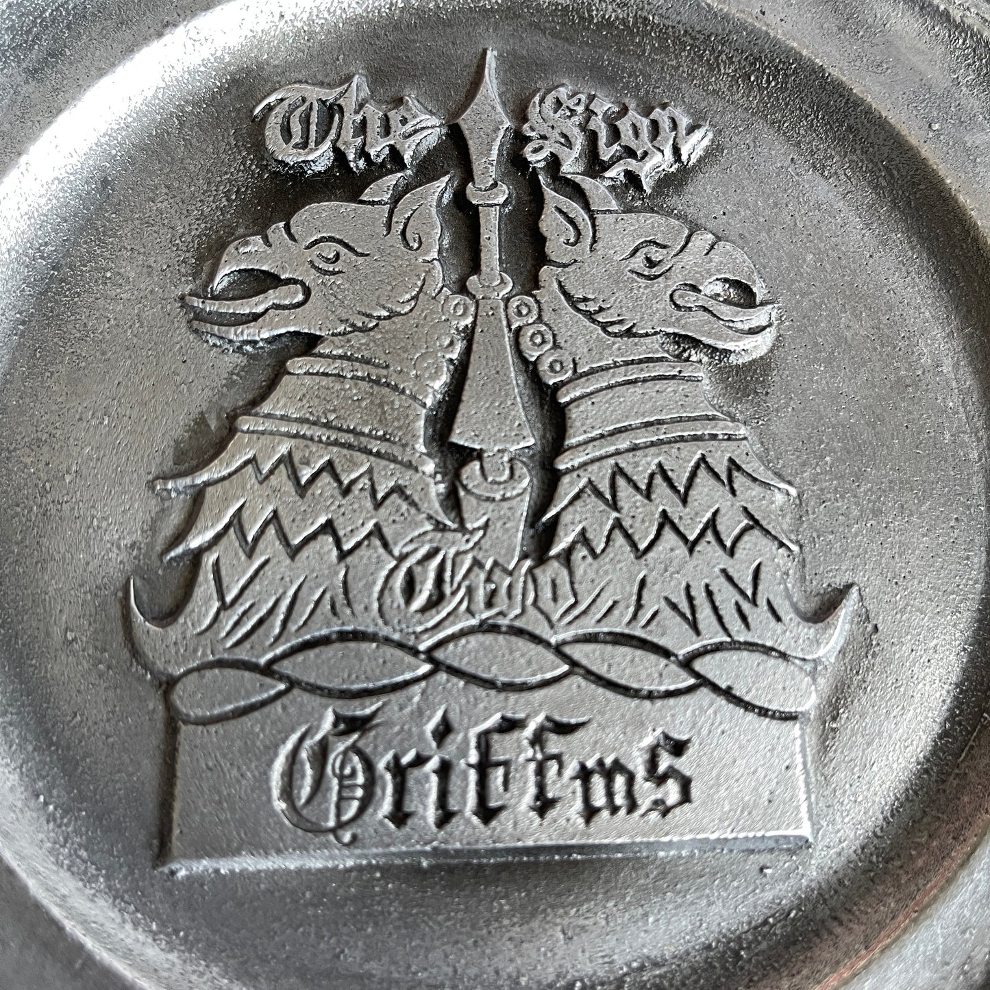 Pewter Tavern Plates, Choice Of 3, Raised Pictorial, Vintage Collectible Plates, See Variations*