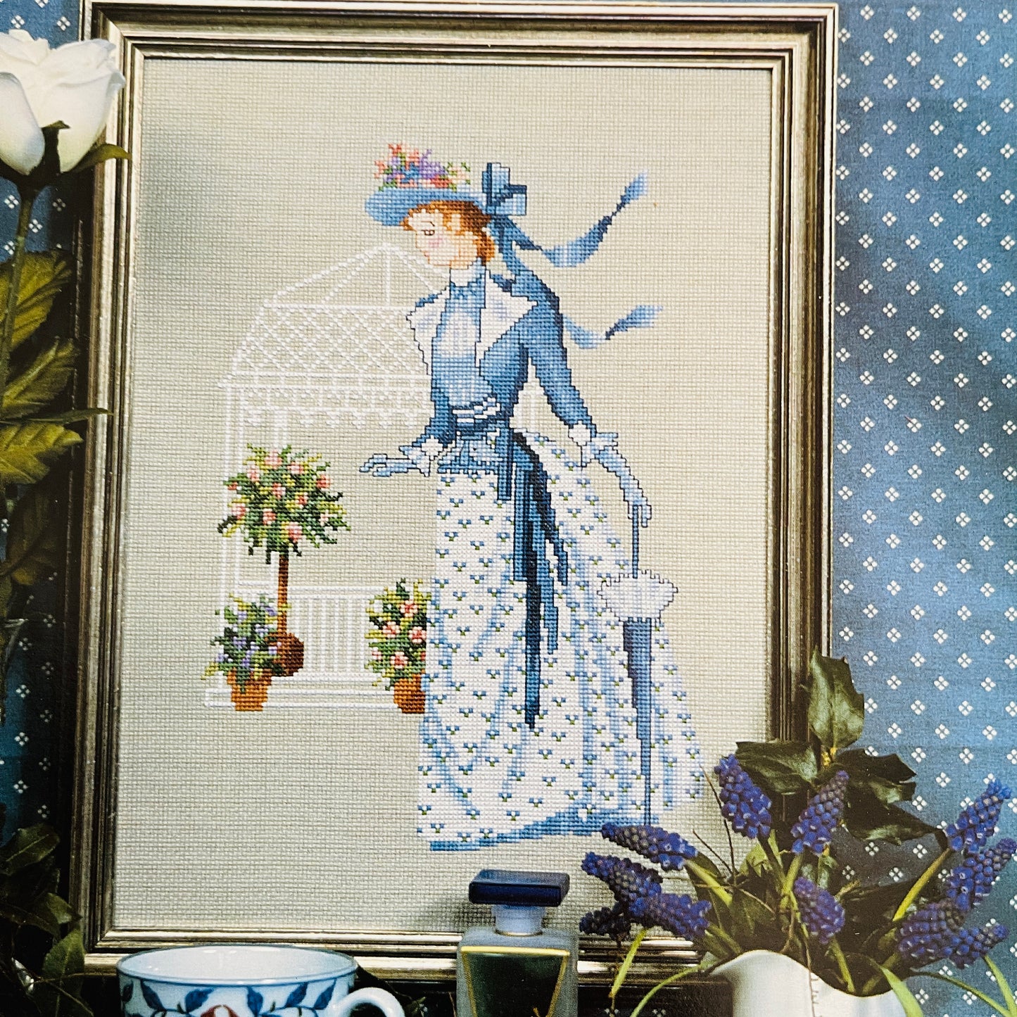 Ginger & Spice, The Victorian Gazebo, Charted Designs by Ginger Gouger Vintage 1995, Counted Cross Stitch Pattern 9505*