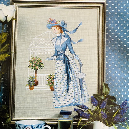 Ginger & Spice, The Victorian Gazebo, Charted Designs by Ginger Gouger Vintage 1995, Counted Cross Stitch Pattern 9505*