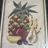 Kelly's Longstitch, Pineapple Ananas, 1013, Vintage 1981, Crewel Embroidery Kit, Very Hard To Find*