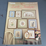 Leisure Arts, Earth Awakens, 409, by Mary Vincent Bertrand, Vintage 1985, Counted Cross Stitch Chart
