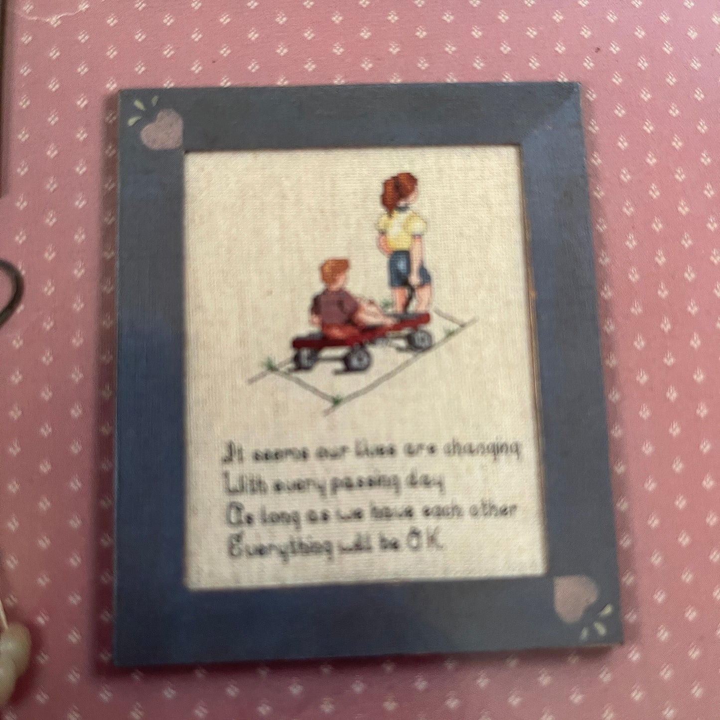 Rayna Designs, Another Day, Another Challenge, L-121, Vintage, Counted Cross Stitch Chart