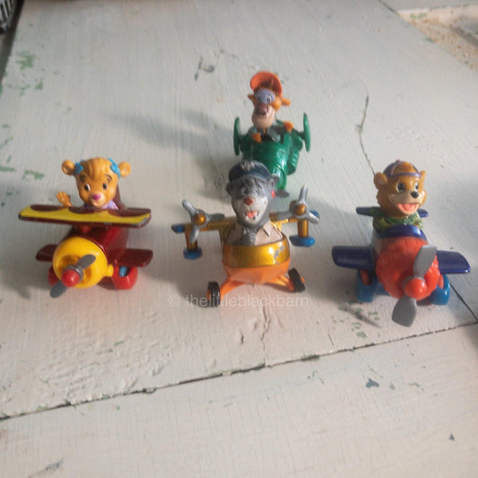 Disney Talespin Baloo Bear and Friends collection of 4 In Die Cast Airplanes