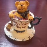 Teaberries, by Boyds Bears, Keep Your Chin Up, Figurine, NIB