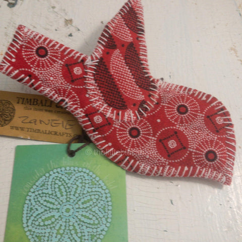 Red Bird Ornament, by Timbali Crafts
