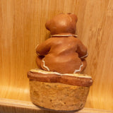 Little Baby Girl, Teddy Bear, Cork Bottle Stopper, with Nice Details