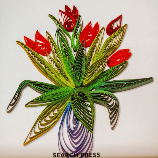 Search Press, Quilling, Techniques and Inspiration, Jane Jenkins, Vintage Hardcover Crafting Book