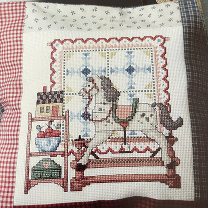 Jeremiah Junction, Hobby Horses & Quilts, JL187, Vintage 1992, Counted Cross Stitch Chart
