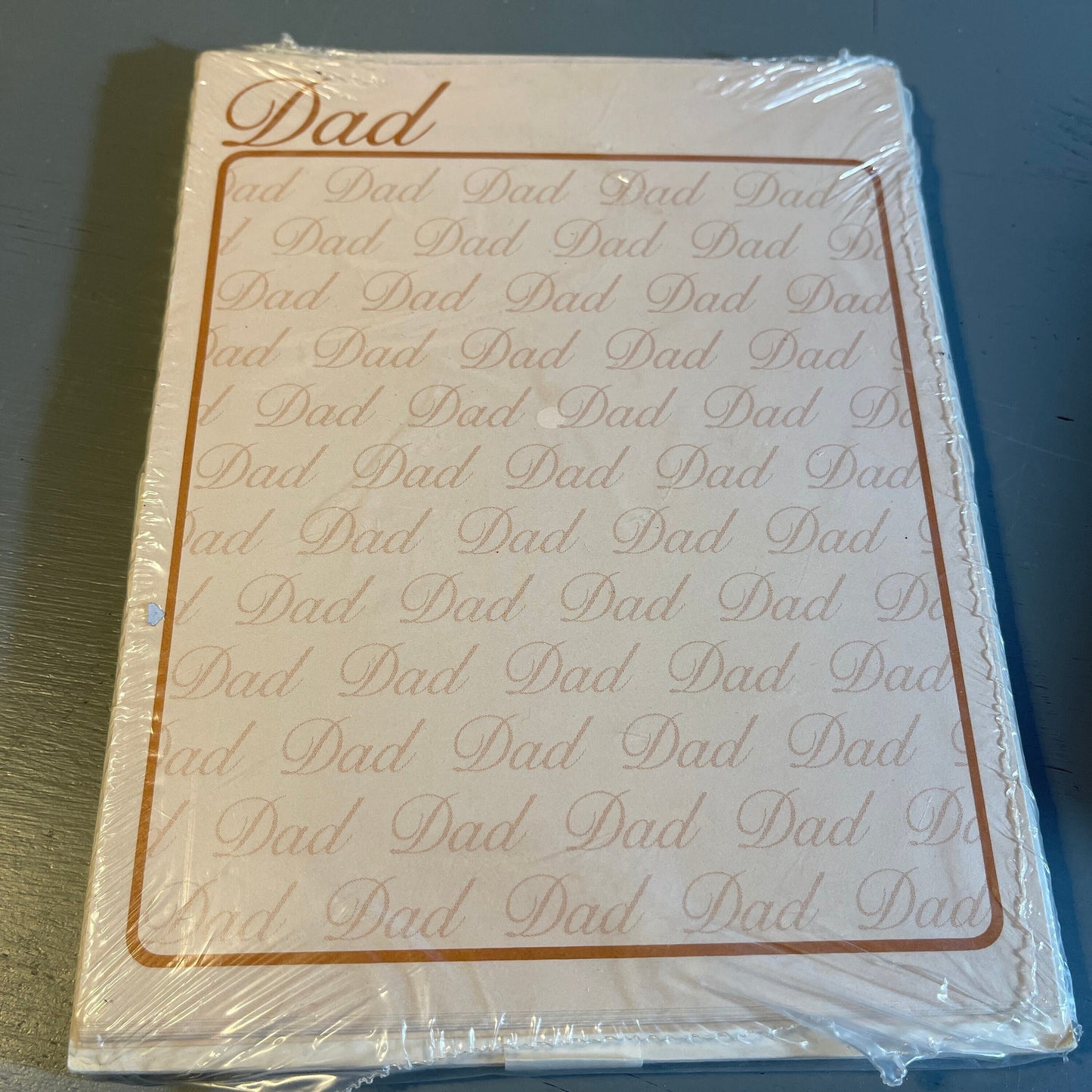 Dad Stationary Set, 25 Decorated Sheets, and 20 Envelopes, Vintage Stationary