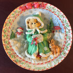 Cherished Teddies, The Season of Peace, Vintage 1995 Collector Plate