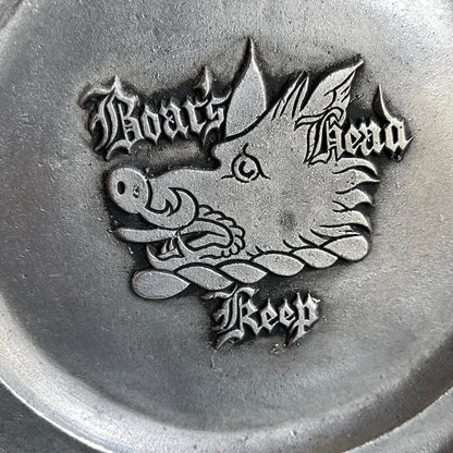 Pewter Tavern Plates, Choice Of 3, Raised Pictorial, Vintage Collectible Plates, See Variations*