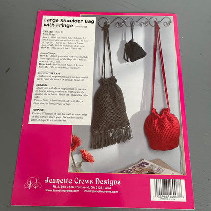 Jeanette Crews Designs, Chick Stuff, 10 Projects, 2005, Crochet, Design Pattern Booklet