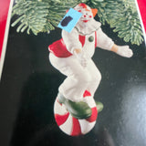 Hallmark Peppermint Clown Vintage 1989 Keepsake Ornament QX450-5