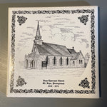 Hope Episcopal Church, Tile Trivet, with Cork Backing, 1849-1974, Vintage 1974, Commemorative, Collectible