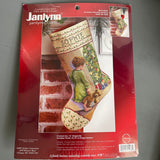 Janlynn Christmas Morning Stocking 2007 Counted Cross Stitch Kit