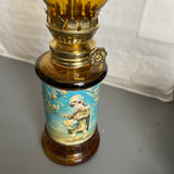 Little Drummer Girl, CHAP STICK, Vintage Collectible, 1976 Miniature Oil Lamp Kathryne Amason Hong Kong