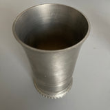Pewter Rein Zinn, choice of stripe and floral pattern vintage tavern ware cups, collectible cottagecore, See Variations*