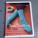 The Sock Knitting Kit Six Splendid Patterns For Toasty Toes Alyce Benevides & Jaqualine Milles 2008 Softcover Book