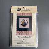 Douglas Designs Our Amish Friends PaPa Vintage 1999 Counted Cross Stitch Kit Stitch Count 58 By 57*