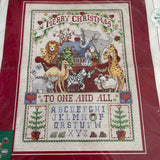 Sunset Noah's Ark Christmas Vintage 1992 Counted Cross Stitch Kit 11 By 15 Inches*