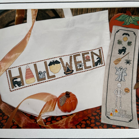 Annalee Waite Designs Halloween Highlights No HH25 Vintage 2000 Counted Cross Stitch Chart