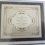 Imaginating United In Marriage Counted Cross Stitch Kit