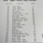 Ginger & Spice Apple- Beary Baby Sampler 9001 Vintage 1990 Counted Cross Stitch Chart