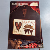 Homespun Elegance Country Sprit Loving Bunny No. 3 Vintage 1995 Counted Cross Stitch Chart
