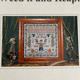 Hillside Samplings Weed it and Reap! Vintage 1996 Counted Cross Stitch Chart