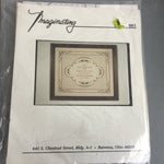Imaginating United In Marriage Counted Cross Stitch Kit
