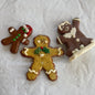 Gingerbread Men Set Of 3 2 Ornaments and a Small Figurine