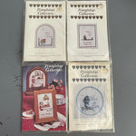 Friendship Collection Choice Of Counted Cross Stitch Charts With with Bas-Relief Figure Embellishment Included