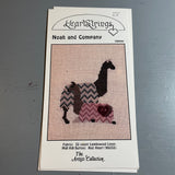 Heartstrings Noah and Company Choice of Pandas, Giraffes, Hippos, or Llamas, Vintage 1998 Counted Cross stitch Charts