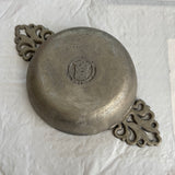 Wilton Columbia PA Bicentennial Approved Seal 1776-1976 Pewter Armetale Vintage 1976 Double Handled Porridge Bowl*