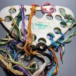 Better Homes & Gardens Heart Shaped Embroidery Floss/Yarn Palette with Floss Included As Shown In Pictures